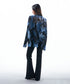 Blurred Print Top